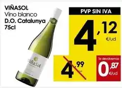 Eroski Viñestral - vino blanco d.o. catalunya oferta