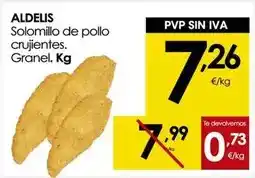 Eroski Aldelis - solomillo de pollo crujientes oferta