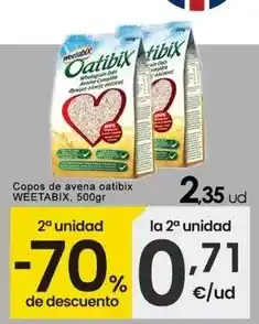 Eroski Weetabix - copos de avena oatibix oferta