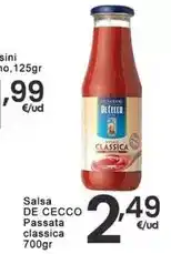 Eroski De cecco - salsa passata classica oferta