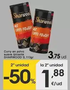 Eroski Sharwood - curry en polvo suave /picante oferta