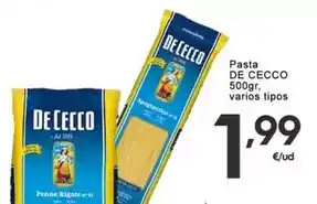 Eroski De cecco - pasta oferta