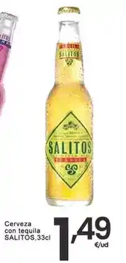 Eroski Salitos - cerveza con tequila oferta