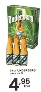 Eroski Underberg - licor oferta