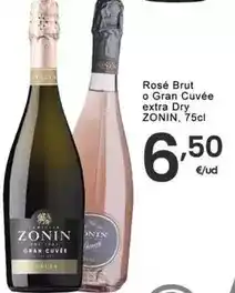 Eroski Zonin - rosé brut o gran cuvée extra dry oferta