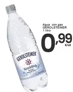 Eroski Gerolsteiner - agua con gas oferta