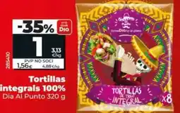 Dia Dia al punto - tortillas integrales 100% oferta
