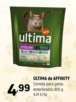 Coviran ÚLTIMA Affinity comida para gatos esterilizados oferta