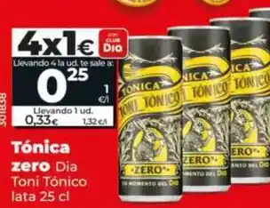 Dia Dia toni tónico - tónica zero oferta
