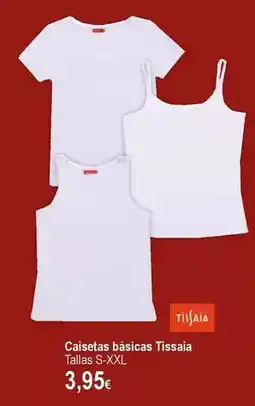 E.Leclerc Tissaia - caisetas básicas oferta