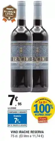 E.Leclerc Irache - vino reserva oferta