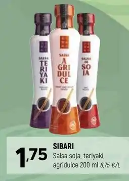 Coviran SIBARI Salsa soja, teriyaki, agridulce oferta