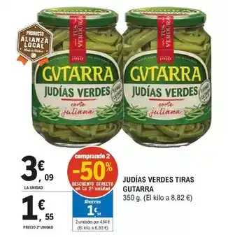 E.Leclerc Gvtarra - judías verdes tiras oferta