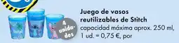 TEDi Stitch - juego de vasos reutilizables de stitch oferta