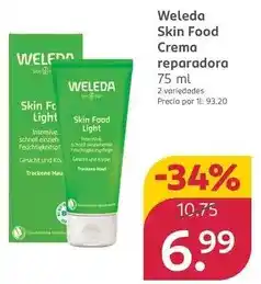 Rossmann Weleda - skin food crema reparadora oferta
