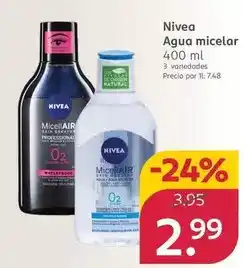 Rossmann Nivea - agua micelar oferta