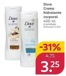 Rossmann Dove - crema hidratante corporal oferta