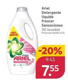 Rossmann Ariel - detergente líquido frescor sensaciones oferta