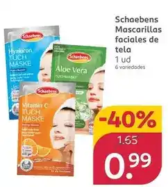Rossmann Mascarillas faciales de tela oferta