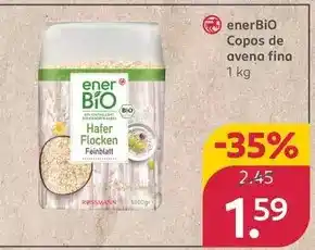 Rossmann Enerbio copos de avena fina oferta