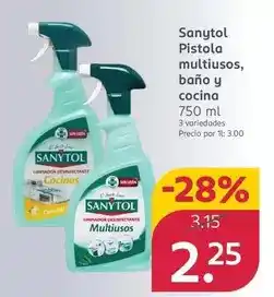 Rossmann Sanytol - pistola multiusos/ baño y cocina oferta