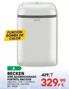 Worten Becken - aire acondicionado portatil bac4255 oferta