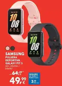 Worten Samsung - pulsera deportiva galaxy fit 3 oferta