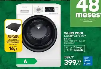 Worten Whirlpool - lavadora ffb 9469 bv spt oferta