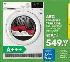 Worten Aeg - secadora tr818a2ob oferta