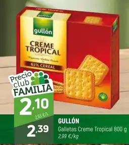 Coviran GULLÓN Galletas Creme Tropical oferta