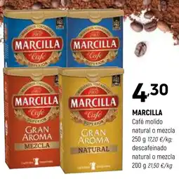 Coviran MARCILLA Café molido natural o mezcla descafeinado natural o mezcla oferta