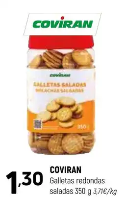 Coviran COVIRAN Galletas redondas saladas oferta