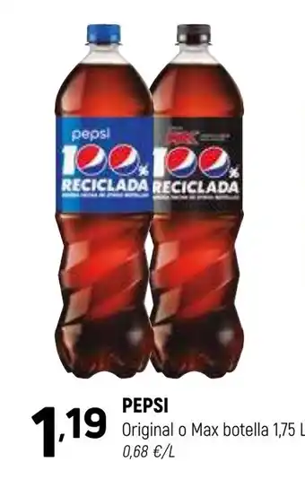 Coviran PEPSI Original o Max botella oferta