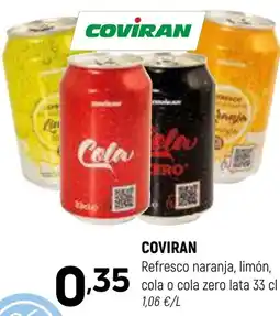 Coviran COVIRAN Refresco naranja, limón, cola o cola zero oferta