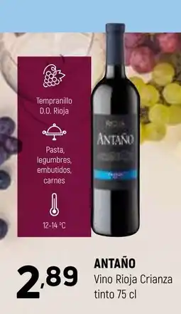 Coviran ANTAÑO Vino Rioja Crianza tinto oferta