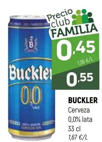 Coviran BUCKLER Cerveza 0,0% lata oferta