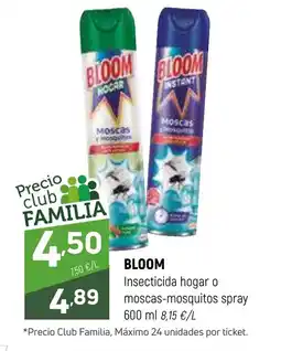 Coviran BLOOM Insecticida hogar o moscas-mosquitos spray oferta