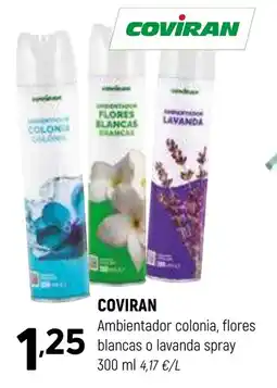 Coviran COVIRAN Ambientador colonia, flores blancas o lavanda spray oferta
