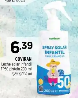 Coviran COVIRAN Leche solar infantil FP50 pistola oferta