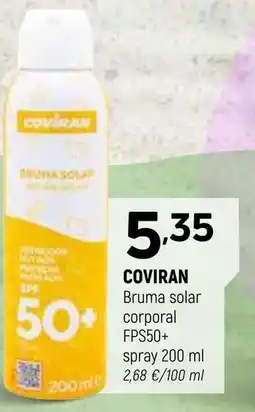 Coviran COVIRAN Bruma solar corporal FPS50+ spray oferta
