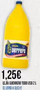 Claudio Guerrero - lejia guerero todo uso oferta