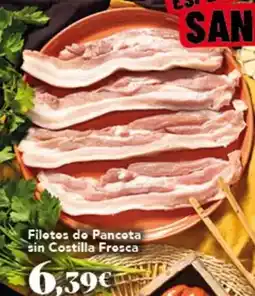 Gadis San - filetes do panceta sin costilla fresca oferta