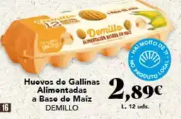 Gadis Gallego - huevos de gallinas alimentadas a base de maiz oferta