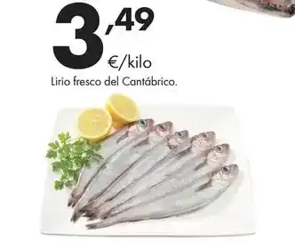 Supermercados Lupa Lirio fresco del cantabrico oferta