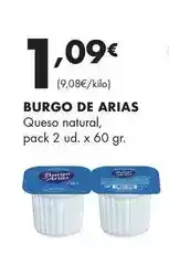 Supermercados Lupa Burgo de arias - queso natural oferta
