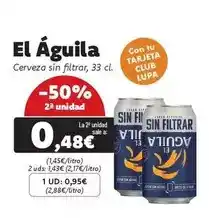 Supermercados Lupa El águila negra - cerveza sin filtrar oferta