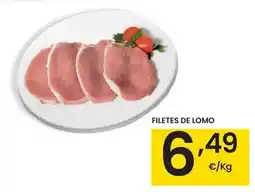 Eroski Filetes de lomo oferta