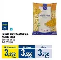 Makro Chef - patata prefritas 9x9mm oferta