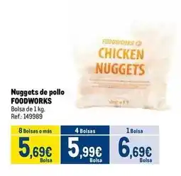 Makro Foodworks - nuggets de pollo oferta