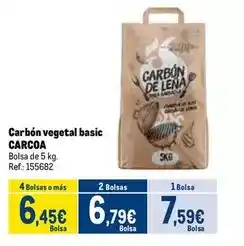Makro Carcoa - carbón vegetal basic oferta